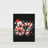 Candy Cane 67 Funny Christmas 67 Six Seven Candy C カード (正面)