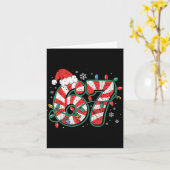 Candy Cane 67 Funny Christmas 67 Six Seven Candy C カード (黄色い花)
