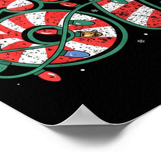 Candy Cane 67 Funny Christmas 67 Six Seven Candy C ポスター (角)