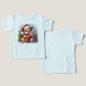 Candy Cane Bear" – Adorable Baby Bear Christmas To (デザイン正面&裏面)