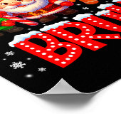 Candy Cane Bruh Cute Santa Elf Christmas Xmas Boy  ポスター (角)