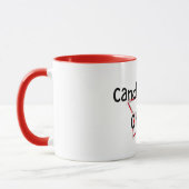 Candy Cane Chaos Christmas Mug マグカップ (左)