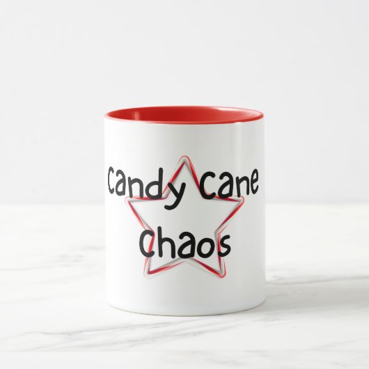 Candy Cane Chaos Christmas Mug マグカップ (中央)