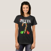 Candy Cane Chest Nuts Couples Funny Chestnuts Xmas Tシャツ (正面フル)