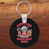 Candy Cane Christmas Crew Gumball Gingerbread Pepp キーホルダー (正面)