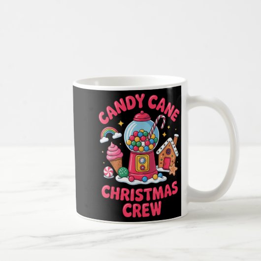 Candy Cane Christmas Crew Gumball Gingerbread Pepp コーヒーマグカップ (右)
