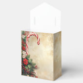 Candy Cane Christmas Holiday Gift Box フェイバーボックス (オープン)