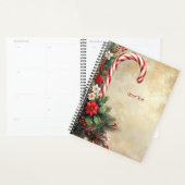 Candy Cane Christmas Holiday Planner プランナー手帳 (ディスプレー)