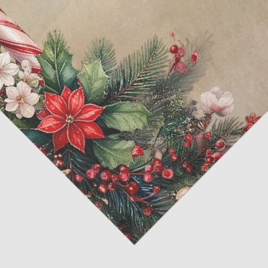 Candy Cane Christmas Holiday Tissue Paper 薄葉紙 (詳細)