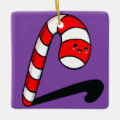 🎄 Candy Cane Christmas Ornament セラミックオーナメント (正面)