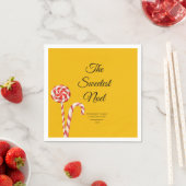 Candy Cane Christmas Paper Napkins | Party Decor スタンダードカクテルナプキン (インサイチュ)
