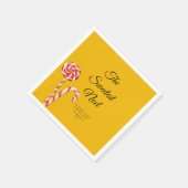 Candy Cane Christmas Paper Napkins | Party Decor スタンダードカクテルナプキン (角)