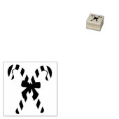 Candy Cane Christmas Stamp ラバースタンプ (押印)