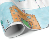 Candy Cane Cottage - KidsArt for CHOC ラッピングペーパー (ロールコーナー)