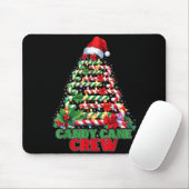 Candy Cane Crew Christmas Funny Xmas Matching Fami マウスパッド (マウス)