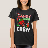 Candy Cane Crew Christmas Funny Xmas Matching Fami Tシャツ (正面)