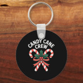 Candy Cane Crew Christmas Girls Boys Kids Adult Ho キーホルダー (正面)