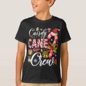 Candy Cane Crew Christmas Xmas For Kids Tシャツ (正面)