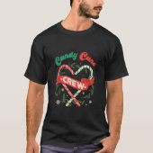 Candy Cane Crew Family Christmas Squad Matching Ca Tシャツ (正面)