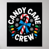 Candy Cane Crew Funny Christmas Candy Lover X-mas  ポスター (正面)