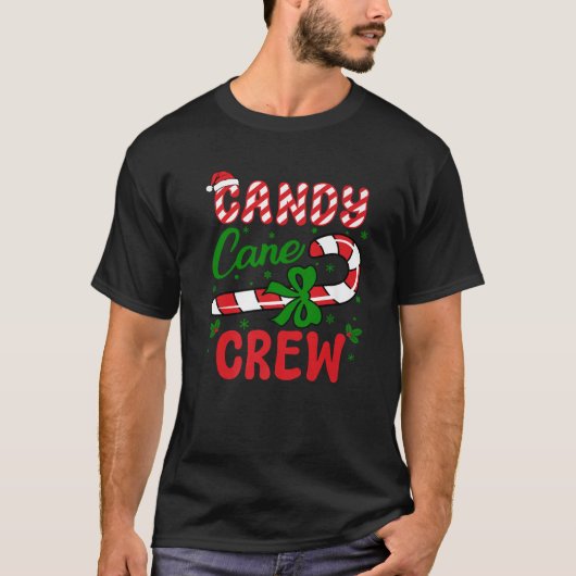 Candy Cane Crew Tester Lovers Taster Group Funny C Tシャツ (正面)