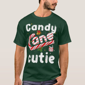 Candy Cane Cutie Christmasfor Girls Toddler Kids Tシャツ