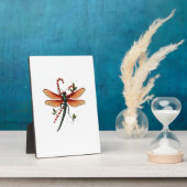Candy Cane Dragonfly フォトプラーク (側面)