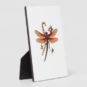 Candy Cane Dragonfly フォトプラーク (側面)