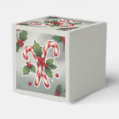 Candy Cane Duo With Holly And Berries フェイバーボックス (裏面サイド)