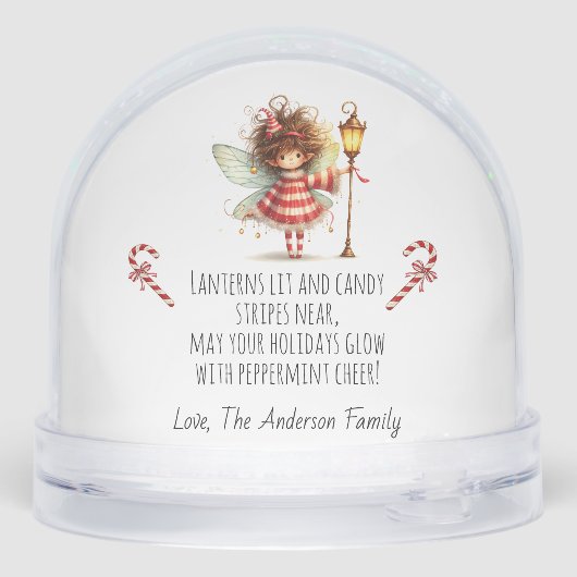 Candy Cane Fairy Holiday Card (裏面)