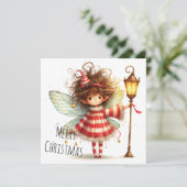 Candy Cane Fairy Holiday Card (スタンド正面)