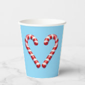 candy cane hart  紙コップ (正面)