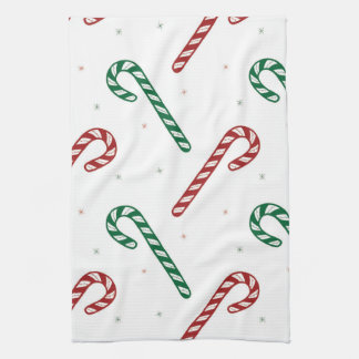 Candy Cane Kitchen Towel キッチンタオル