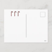 Candy Cane Merry & Bright シーズンポストカード (裏面)