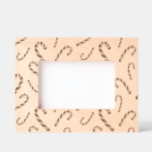 Candy Cane Pattern レーザー彫刻フレーム (正面)