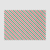 Candy Cane Peppermint Stripe Christmas 薄葉紙 (正面)
