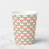 Candy Cane Print Christmas Party Paper Cups 紙コップ (裏面)