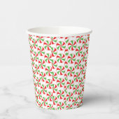 Candy Cane Print Christmas Party Paper Cups 紙コップ (左)