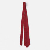 Candy Cane - Red Men's Custom Christmas Necktie ネクタイ (裏面)