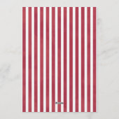 Candy Cane Stripe Christmas Party Invitation 招待状 (裏面)