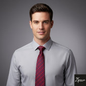 Candy Cane Stripe Red blue Bow Festive Christmas  ネクタイ