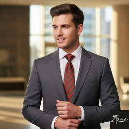 Candy Cane Stripe Red green Bow Festive Christmas  ネクタイ