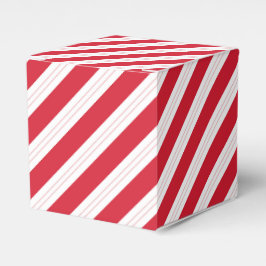 Candy Cane Striped Christmas Party Favor Gift Box フェイバーボックス