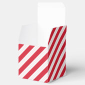 Candy Cane Striped Christmas Party Favor Gift Box フェイバーボックス (オープン)