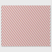 Candy Cane | Stripes Holiday Wrapping Paper ラッピングペーパー (フラット)