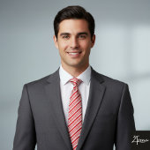 Candy Cane Stripes Red Bow Festive Christmas  ネクタイ