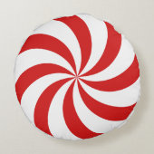 Candy cane swirl ラウンドクッション (裏面)