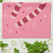 Candy canes キッチンタオル (折り畳み)