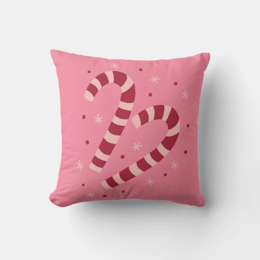 Candy canes クッション (正面)