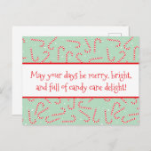 Candy Canes ポストカード (正面/裏面)